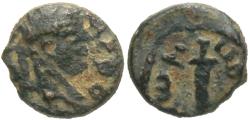 Ancient Coins - Judaea, Sebaste. Domitian. Æ 11 mm. Sword.