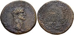 Ancient Coins - Claudius. Æ Sestertius.