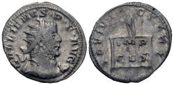 Ancient Coins - Gallienus. Antoninianus. Jupiter on Cippus.