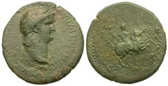Ancient Coins - Nero. Æ Sestertius. Rare Variant.
