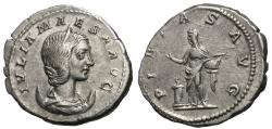 Ancient Coins - Julia Maesa. AR Antoninianus. Pietas.