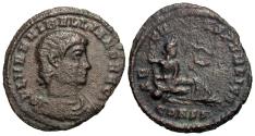 Ancient Coins - Hannibalianus. Rex Regum. Æ Follis. Euphrates.