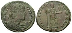 Ancient Coins - Jovian. Æ Maiorina. Thessalonica Mint.