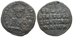 Ancient Coins - Byzantine Empire. Constantine VII, with Romanus I. Æ Follis.