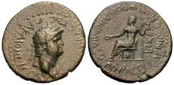 Ancient Coins - Phrygia, Acmonea. Nero. Æ 20 mm. Zeus.