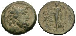 Ancient Coins - Cilicia, Elaiussa-Sebaste. Æ 21 mm. Zeus / Nike.