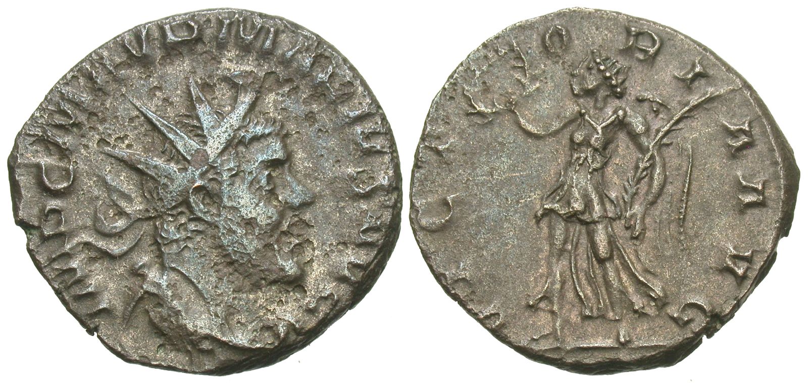 Marius. Æ Antoninianus. Victory. | Roman Imperial Coins