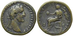 Ancient Coins - Antoninus Pius. Æ Sestertius.