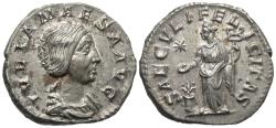 Ancient Coins - Julia Maesa. AR Denarius. Felicitas.