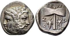 Ancient Coins - Islands off Troas, Tenedos. AR Drachm.