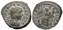 Ancient Coins - Elagabalus. AR Antoninianus. Fortuna. SCARCE.
