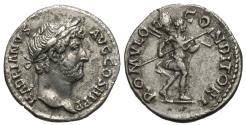 Ancient Coins - Hadrian. AR Denarius. Romulus.