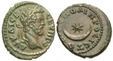 Ancient Coins - Moesia Inferior, Nicopolis ad Istrum. Septimius Severus. Æ Assarion.