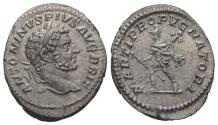Ancient Coins - Caracalla. AR Denarius. Mars.