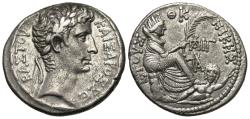 Ancient Coins - Syria, Seleucis & Pieria. Antioch. Augustus. AR Tetradrachm.