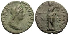 Ancient Coins - Sabina. Æ As. Concordia. SCARCE.