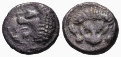 Ancient Coins - Caria, Mylasa. AR Hemiobol.
