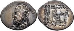 Ancient Coins - Kings of Parthia. Mithradates III. AR Drachm.