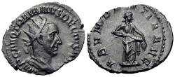 Ancient Coins - Trajan Decius. AR Antoninianus. Abundantia.
