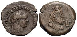 Ancient Coins - Roman Egypt, Alexandria. Vespasian. Æ Diobol.