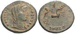 Ancient Coins - Divus Constantine I - The Great. Æ Follis. Alexandria Mint. 'Hand of God.'