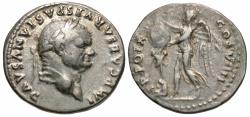 Ancient Coins - Vespasian. AR Denarius. Judaea Capta Commemorative.