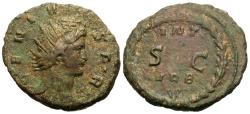 Ancient Coins - Gallienus. Æ Double Sestertius. RARE.