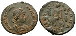 Ancient Coins - Valentinian II. Æ 19 mm. Roma.