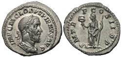 Ancient Coins - Pupienus. AR Denarius. Felicitas. Superb.