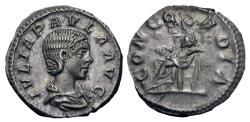Ancient Coins - Julia Paula. AR Denarius. Concordia.