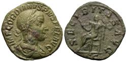 Ancient Coins - Gordian III. Æ Sestertius. Securitas.