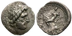 Ancient Coins - Crete, Gortyna. AR Drachm. Zeus / Apollo.