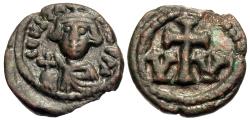 Ancient Coins - Byzantine Empire. Constans II. Æ Decanummium. Carthage Mint.