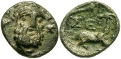 Ancient Coins - Pisidia, Selge. Æ 13 mm. Herakles / Stag.