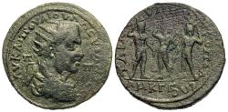 Ancient Coins - Cilicia, Tarsus. Valerian I. Æ 31 mm. Rare Type.