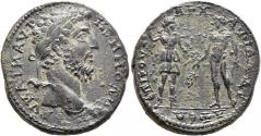 Ancient Coins - Lydia, Philadelphia. Commodus. Æ Tetrassarion. EXTREMELY RARE.