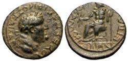 Ancient Coins - Phrygia, Amorium. Vespasian. Æ 18 mm. Zeus.