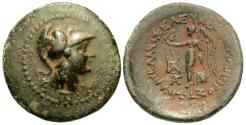 Ancient Coins - Cilicia, Seleukeia ad Kalykadnon. Æ 26 mm. Athena / Nike.