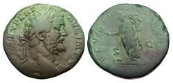 Ancient Coins - Septimius Severus. Æ Sestertius. Felicitas.
