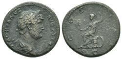Ancient Coins - Hadrian. Æ As. Roma.