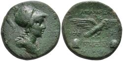 Ancient Coins - Phrygia, Apameia. Æ 23 mm. Athena / Eagle.
