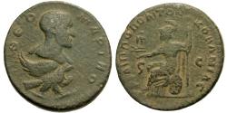 Ancient Coins - Arabia, Philippopolis. Divus Julius Marinus. Father of Philip I. Æ 28 mm. RARE!