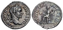 Ancient Coins - Caracalla. AR Denarius. Concordia.