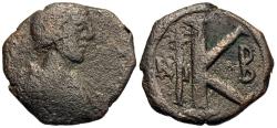 Ancient Coins - Byzantine Empire. Anastasius I. Æ Half-Follis.