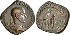 Ancient Coins - Herennius Etruscus, As Caesar. Æ Sestertius.