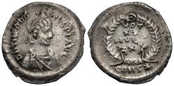 Ancient Coins - Theodosius III. AR Siliqua. RARE.