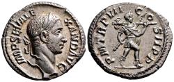 Ancient Coins - Severus Alexander. AR Denarius. Choice.