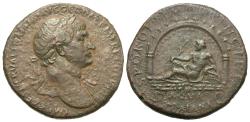 Ancient Coins - Trajan. Æ Sestertius. Aqua Traiana.