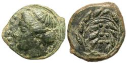 Ancient Coins - Sicily. Himera. Æ Hemilitron. Former Frank Capra Collection.