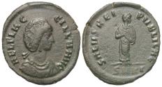 Ancient Coins - Aelia Flaccilla. Wife of Theodosius I. Æ Maiorina.